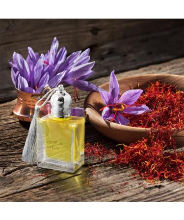 Saffron Attar 100% Natural Fragrance Alcohol Free Pure Hydro Distilled Organic Grade Base Paraben-free Sulphate-free Unisex From India's Perfume Capital-Kannauj - Buy Online on GoSupps.com