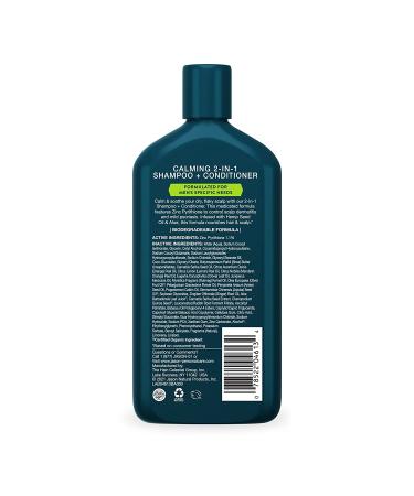 Jason Natural Men's 2-in-1 Dandruff Shampoo & Conditioner with Hemp Seed Oil & Aloe | 12 fl oz - Buy Online on GoSupps.com