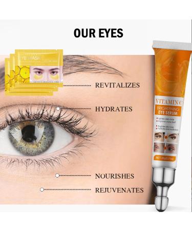 Funnaura Under Eye Cream Dark Circles Under Eyes Black Circle Remover with Vitamin C Puffy Firming Eye Repair Cream - Buy Online on GoSupps.com