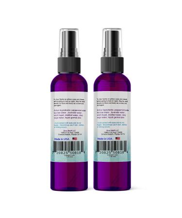 Diva Stuff Lavender Pillow Mist - Acne-Fighting Aromatherapy Spray for Clear Skin, Relaxation & Sleep - 4 oz Dual Pack - Made in USA - Buy Online on GoSupps.com