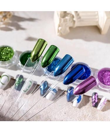 100 Nail Display Tips with Ring & Number Stickers - Transparent Nail Art Tip Rings for Salon Exercises - Buy Online on GoSupps.com