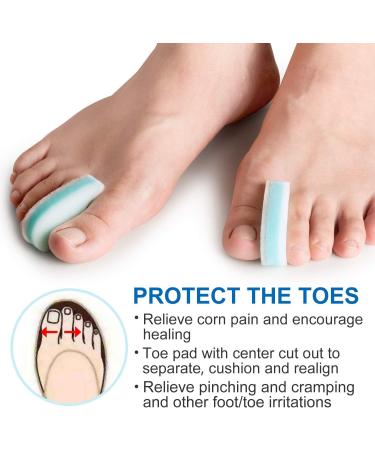Buy Sumifun Toe Spacers - 8 Packs of Light Blue Toe Separators for Pain Relief & Toe Alignment | International Shipping - Buy Online on GoSupps.com