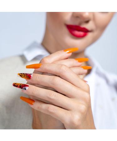 Bluesky Gel Nail Polish 10ml Late Bliss - AW2407 Orange Gel Nail Polish for 21 Day Manicure Professional Salon & Home Use Requires Curing Under LED UV Nail Lamp - Buy Online on GoSupps.com