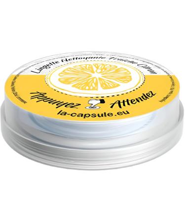 THE BIODEGRADABLE LEMON HAND AND FACE WIPE CAPSULE - Buy Online on GoSupps.com