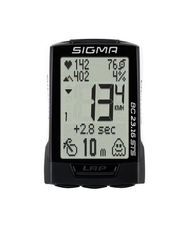Sigma Sport BC 23.16 STS White |Bicycle computer with bicycle altitude and heart rate functions cadence high log capacity white bicycle tacho simple operation 02316 single - Buy Online on GoSupps.com