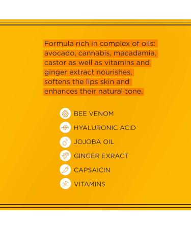 Eveline Cosmetics Oh! My Lips Lip Gloss Thicker Lips with Hyaluronic Acid and Bee Poison | 4.5ml | Lip Plumper for More Volume | Fuller Lips | Lip Care | Silky Shine Bee Venom 4.5 ml (Pack of 1) - Buy Online on GoSupps.com