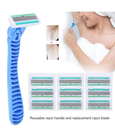 10pcs Manual Razor Set - Premium Razor Handles for Home & Salon Use | International Shipping - Buy Online on GoSupps.com