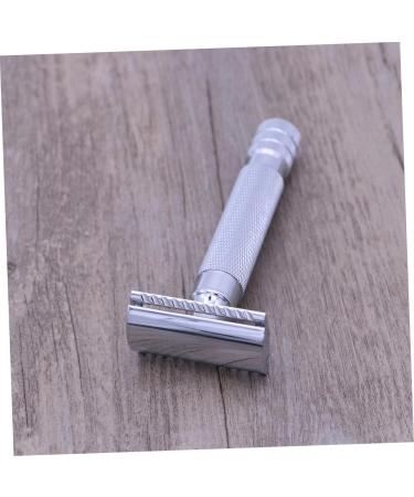 Premium Stainless Steel Safety Razor for Men - Eco-Friendly Wood Handle | Best Shaving Experience - Buy Online on GoSupps.com