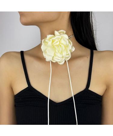 Shop Southjieling 3D Rose Trailer Necklace - Versatile Collarbone Chain & Fashionable Violet Flower Accessory - Buy Online on GoSupps.com