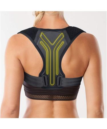 Posture Corrector Back Brace Adjustable Posture Brace for Upper Back Shoulder Back Pain Relief Trainer Spine Corset Support Violet L Violet L - Buy Online on GoSupps.com