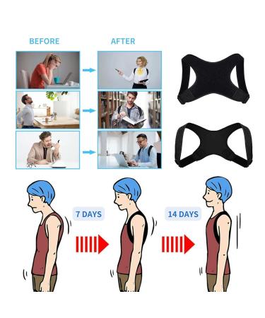 Posture Corrector for Men & Women | Breathable Back Brace & Support for Pain Relief - Buy Online on GoSupps.com