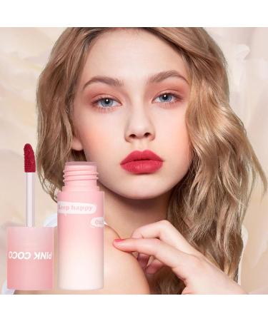  Hongjingda Matte Lip Gloss | Velvety pigmented long-lasting moisturizing lipstick lip makeup soft makeup matte lip gloss long-lasting Hongjingda - Buy Online on GoSupps.com