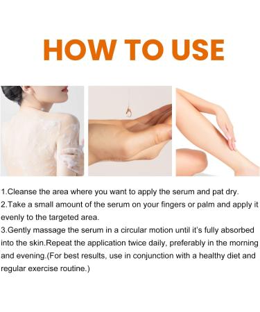 Ouhoe Body Shaping Essence Oil 20/30/50 ml Ouhoe Fat & Calorie Blocking Serum Firm Skin Collagen Lifting Body Oil (5 x 50 ml) - Buy Online on GoSupps.com