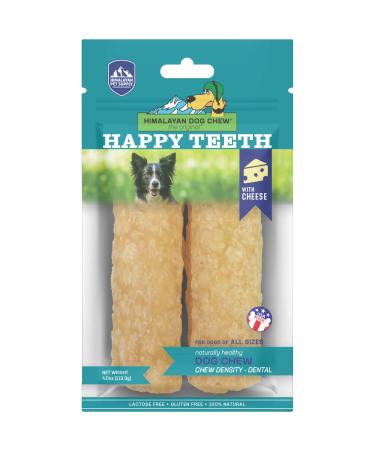 Himalayan Pet Supply Himalayan Dog Chew Happy Teeth Dental Cheese 2 Pieces 4 oz (113.3 g)