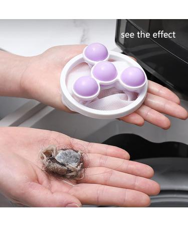 Ranuw 2022 Floating Hair Filtering Mesh Removal Washing Machine Mesh Filter Mesh Bag Hair Filter Net Pouch Reusable Bag Filter Mesh Bag Purple - Buy Online on GoSupps.com