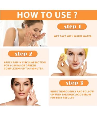 Turmeric Kojic Acid Cleansing Pads - 30pcs for Balanced Skin | Moisturizes & Nourishes | Leak-Proof Upgrade - Buy Online on GoSupps.com
