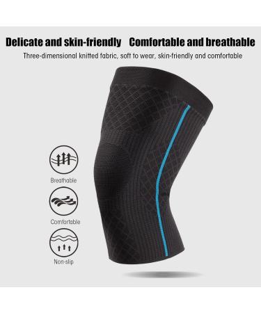 Knee Brace for Patella Stabilization Breathable Injury Recovery Sleeve | Fitness Support (L - Buy Online on GoSupps.com