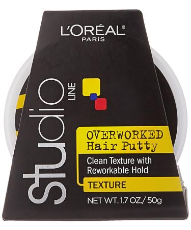 L'Oreal Paris Studio Hair Putty 1.7 oz - Strong Hold & Flexible Style for All Hair Types | International Shipping Available - Buy Online on GoSupps.com