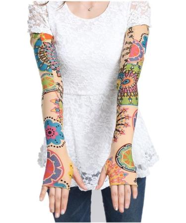 CMEY Cow Print Cooling Arm Sleeves - UV Protection Long Sleeve Gloves for Outdoor Activities | International Shipping Available - Buy Online on GoSupps.com