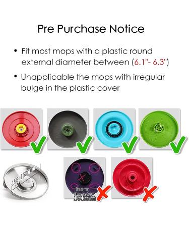 5 Pack Microfiber Spin Mop Replacement Heads for Hurricane 360 Spin Mop System - Universal Size, Round Shape - 5 Count - Buy Online on GoSupps.com