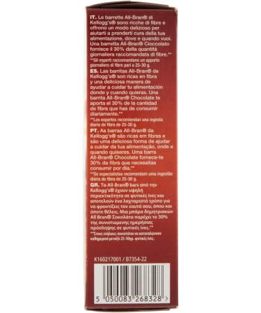  Kellogg's Kellogg's All Bran Chocolate Bar - 240 Gr - Buy Online on GoSupps.com