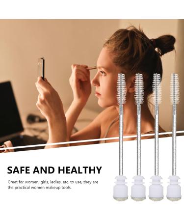 Beavorty Lash Wand Tube 10pcs Clear Eyelash Mascara Lash Tech Supplies Eyelash Fan Stick Tube Portable Girl Extend White - Buy Online on GoSupps.com