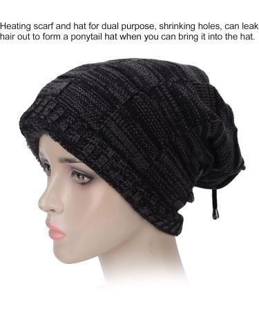 Psytfei Neck Heating Pillow - USB Electric Neck Warmer & Scarf | 2-in-1 Stretchy Wool Sweater & Knitting Hat for Men & Women - Perfect for Winter & Outdoor Use - Buy Online on GoSupps.com