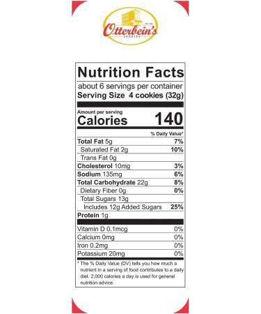 Otterbein's Cookies - Sugar 7oz: Delicious Homemade Treats - Buy Online on GoSupps.com