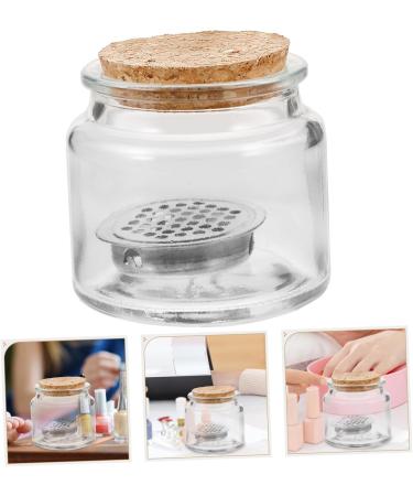 Housoutil Nail Cup Dappen Dish Nail Dish Bowl Acrylic Nail Supplies Nail Dish with Lids Manicure Nail Dish with Stainless Steel Mesh Nail Dish Cups with Lids Cork Glass Saucer Cup - Buy Online on GoSupps.com