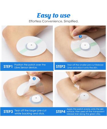 Buy Youshares 60 Waterproof Plasters for Freestyle Libre 1 & 2 | Skin-Friendly Breathable Transparent for Swimming & Bathing - Buy Online on GoSupps.com