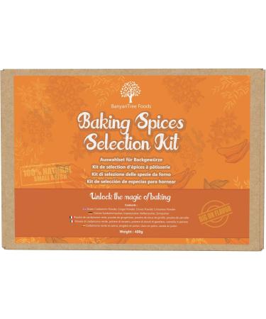 BanyanTree Foods Baking Spice Kit | Cinnamon Clove Ginger Cardamom Powder Spice Gifts | Christmas Baking Spices | Pumpkin Pie Cakes Gingerbread  - Buy Online on GoSupps.com