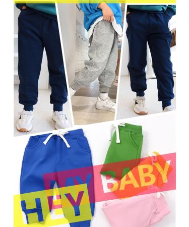 CuteOn Unisex Kids Red Elastic Waist Cotton Warm Trousers | 1-5 Years - Buy Online on GoSupps.com
