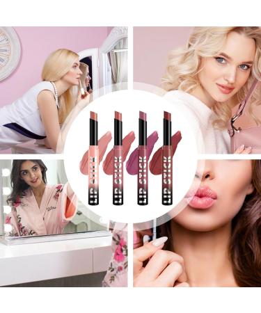  Generisch Women's lipstick lightweight lip gloss waterproof moisturizing gloss with 4x shine for long-lasting wear perfect for festive events and parties - Buy Online on GoSupps.com