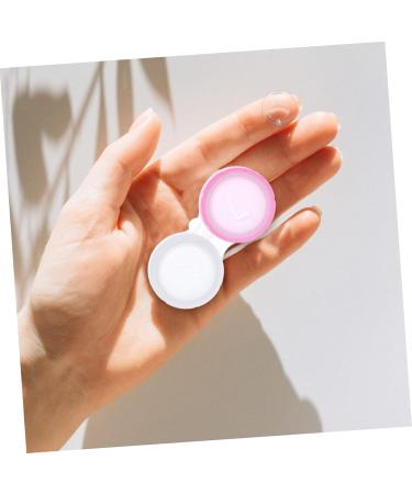 Buy Homsfou 12-Slot Contact Lens Case with Mirror - Travel-Friendly Colored Lens Holder Box (Black 4pcs) | Durable & Compact - Perfect for International Shipping - Buy Online on GoSupps.com