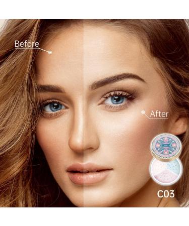 COLORITE CATKIN Translucent Setting Powder Corrects & Porfree Loose Face Powder Matte Finish 15H Long Lasting Oil Control and Hydrates C03 Glass - Buy Online on GoSupps.com