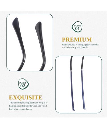 Universal UKCOO Glasses Brick Replacement Band Metal Temples in Blue & Coffee for Men & Women - Buy Online on GoSupps.com