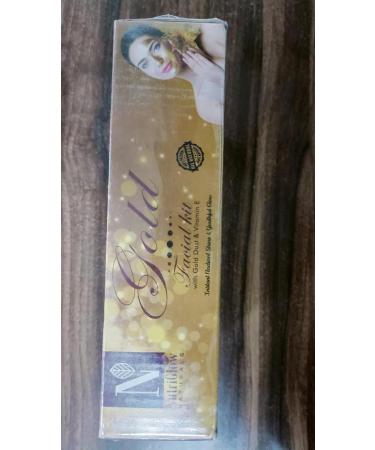 Nutriglow 24 Carat Gold Glow Facial Kit 6-Pieces Skin Care Set 250Gm+10Ml - Buy Online on GoSupps.com