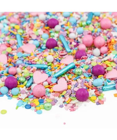 Super Sprinkle Confetti Parade - EU Sugar Sprinkles for Cakes & Biscuits | Azo Dye-Free Streusel Mix from Hamburg (180g) - Buy Online on GoSupps.com