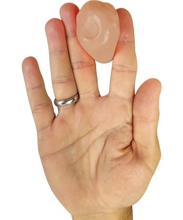 Buy Blue Jay Squeeze 4 Strength Hand Therapy Putty - 2 Oz Medium Soft Dark Beige | Therapeutic Finger & Grip Strength Exercises | Medical Recommended Putty - Buy Online on GoSupps.com