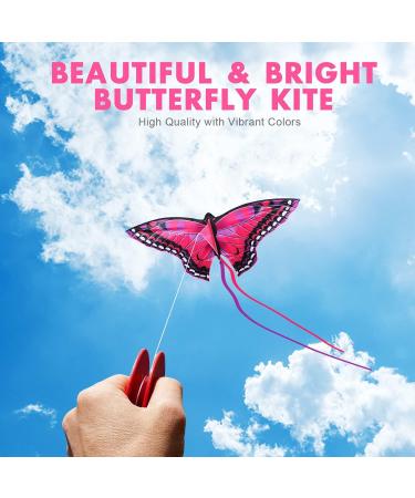 TOY Life Butterfly Kite for Kids - Easy-to-Fly Large Beach Kite for Ages 4-12 | Ideal Gift for Outdoor Fun - Buy Online on GoSupps.com