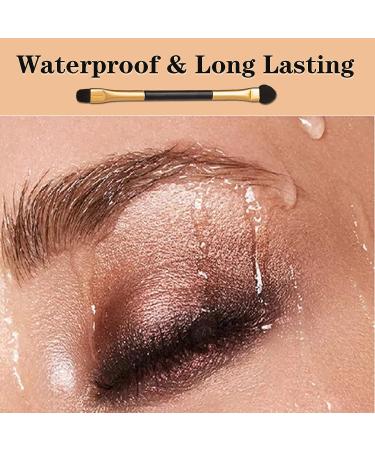 Rosarden 10-Color Eyeshadow Palette - Matte, Nude & Glitter Shades with Eyeshadow Brush - Highly Pigmented Neutral Shadows for Brown Eyes - Buy Online on GoSupps.com