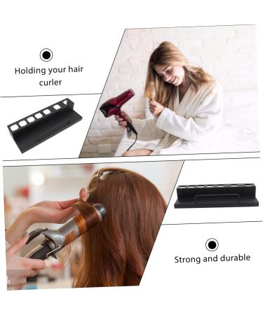 VINTORKY Curling Iron Rack Styler Holder Blow Dryer Holder Blow Dryer Stand Kickstand Black Stainless Steel - Buy Online on GoSupps.com