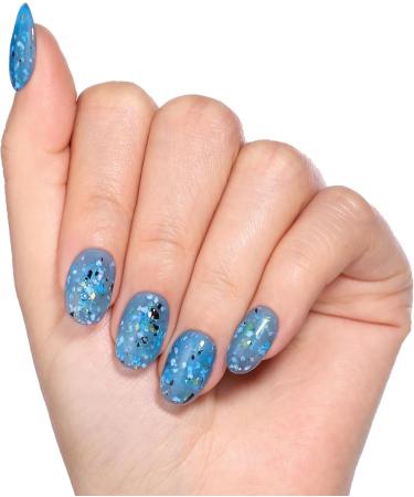 BLUESKY Gel Nail Polish Flower Gel Bluebell Breeze BFL05 Blue Jelly Long Lasting Chip Resistant (Requires Drying Under UV or LED Lamp) - Buy Online on GoSupps.com