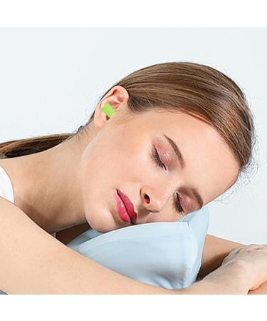 Buy 5 Pairs Reusable Sponge Ear Plugs - PU Noise Cancelling Earplugs for Hearing Protection | Calm Earplugs for Sleeping Studying & Concerts - Green - Buy Online on GoSupps.com
