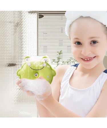 Shower Sponge for Body | Children's Bath Sponge Ball Body Scrub Shower Ball for Hotel Bathroom Home Dormitory and Travel Green - Buy Online on GoSupps.com