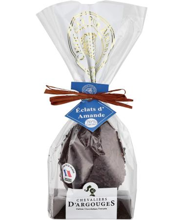 Chevaliers d'Argouges - 70% dark chocolate egg with almond pieces - Easter chocolate - 120g - Buy Online on GoSupps.com