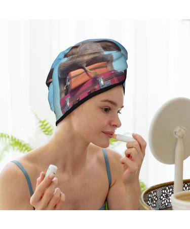 Elephant Microfiber Hair Towel Wrap - Super Absorbent Coral Velvet for Long Curly & Thick Hair | Quick Dry Hair Cap - Buy Online on GoSupps.com