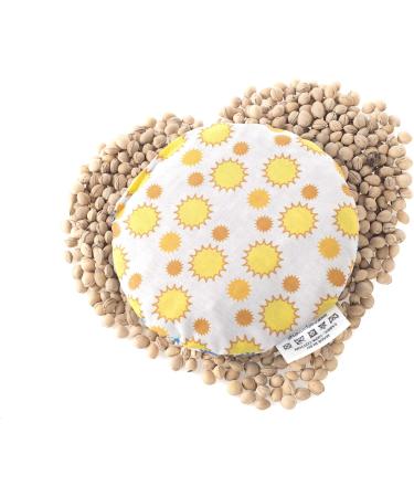 Medi Partners Cherry Core Pillow for Babies | Eco-Friendly 100% Cotton Heat & Cold Therapy | Soft Snowflakes/Sun Design | Ideal for Massage Therapy | 180g 15cm - Buy Online on GoSupps.com