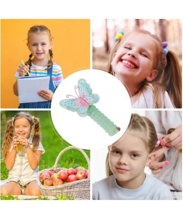 Decorhome Telephone Wire Hair Ties Straight Hair Tie - Ponytail Holders Stylish Hair Tie Hair Elastics Hair Bands For Girls Kids Teens Green - Buy Online on GoSupps.com