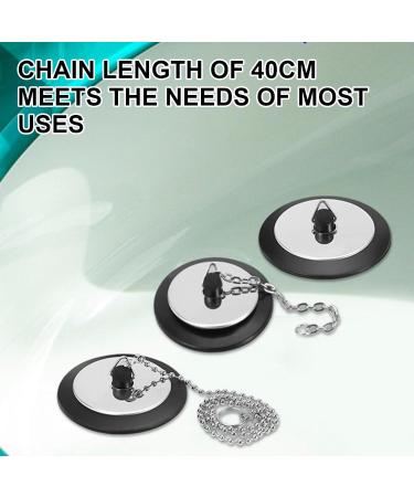 Upgrades Sink Stoppers Set Rubber Drain Plugs with Hand Hook Simple Installation Suitable for Kitchen & Bathroom Sinks 5cm sets - Buy Online on GoSupps.com